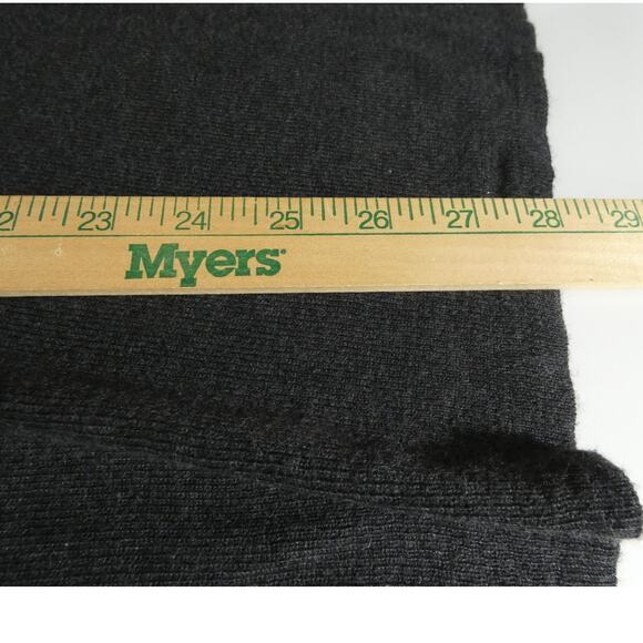 Murano Italia XXL Charcoal Gray V-Neck Short Sleeved Sweater Business Cocktails - Picture 5 of 8